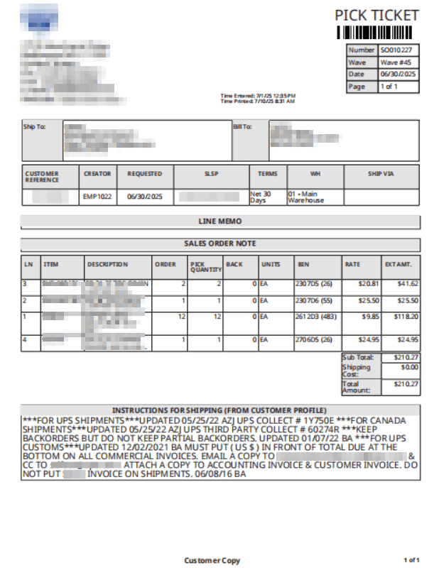 Auto Wave Creation for WMS