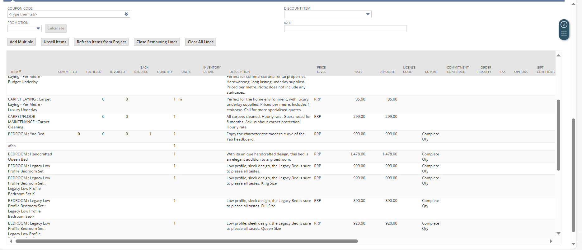 Freeze Sublist Header