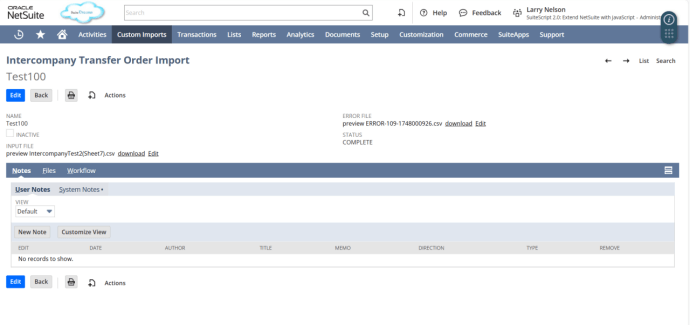 Intercompany Transfer Order Automation
