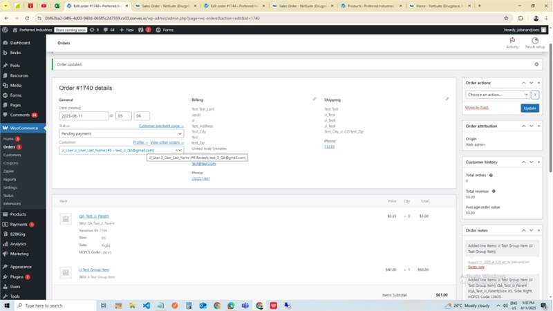 NetSuite - WooCommerce Integration